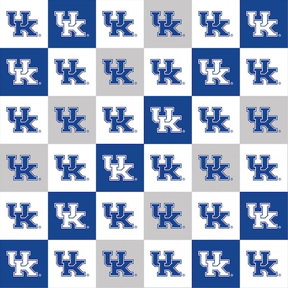 University of Kentucky Fabric by the Yard Collegiate Check 1158