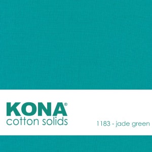 Kona Cotton Fabric by the Yard - 1183 Jade Green