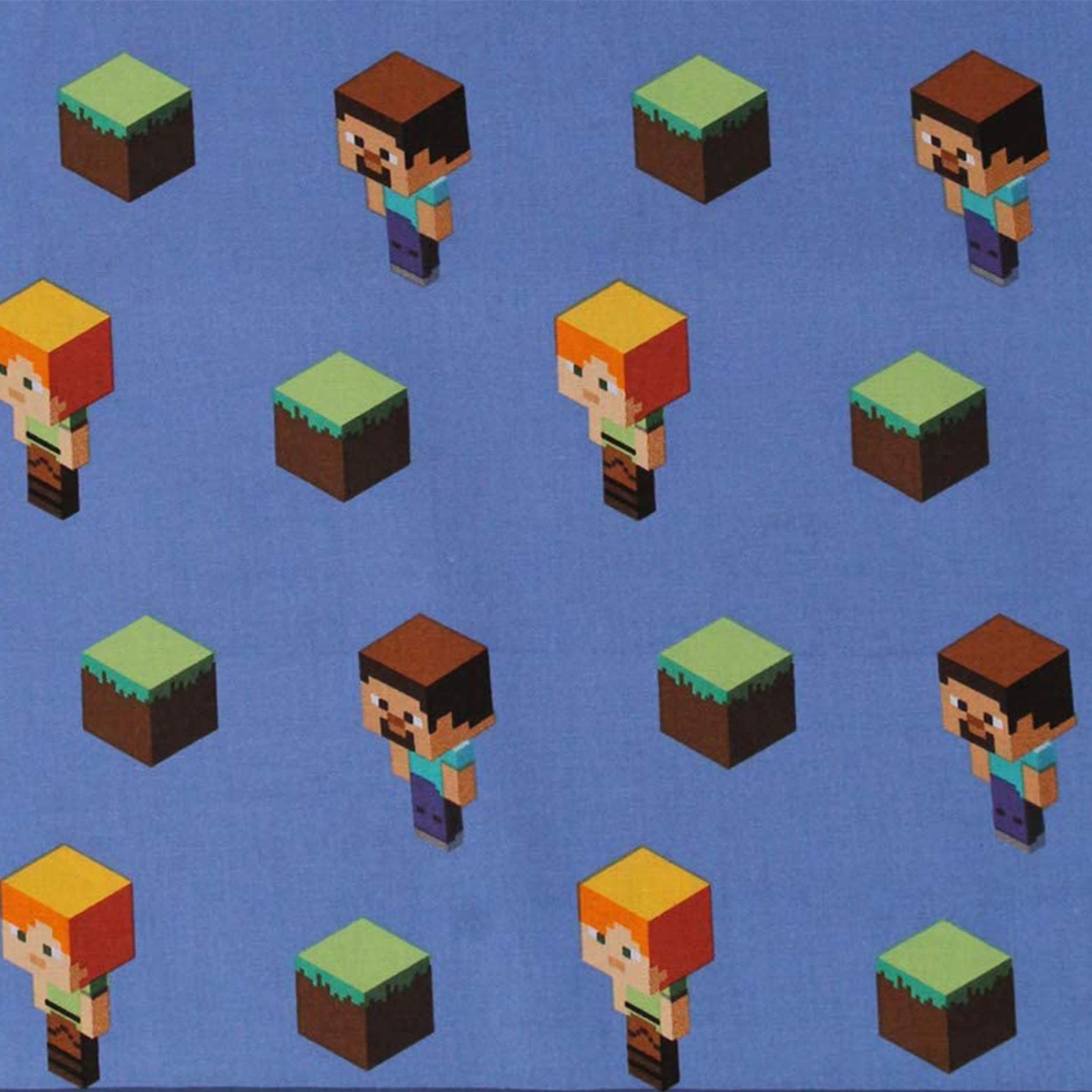 Minecraft Fabric by the Yard Your Choice of 3 Minecraft Etsy