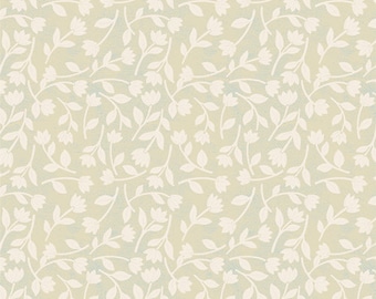 Floral Cotton Fabric by the Yard - Fresh Linen Delicate Linens - Katie O'Shea for Art Gallery FRE32310