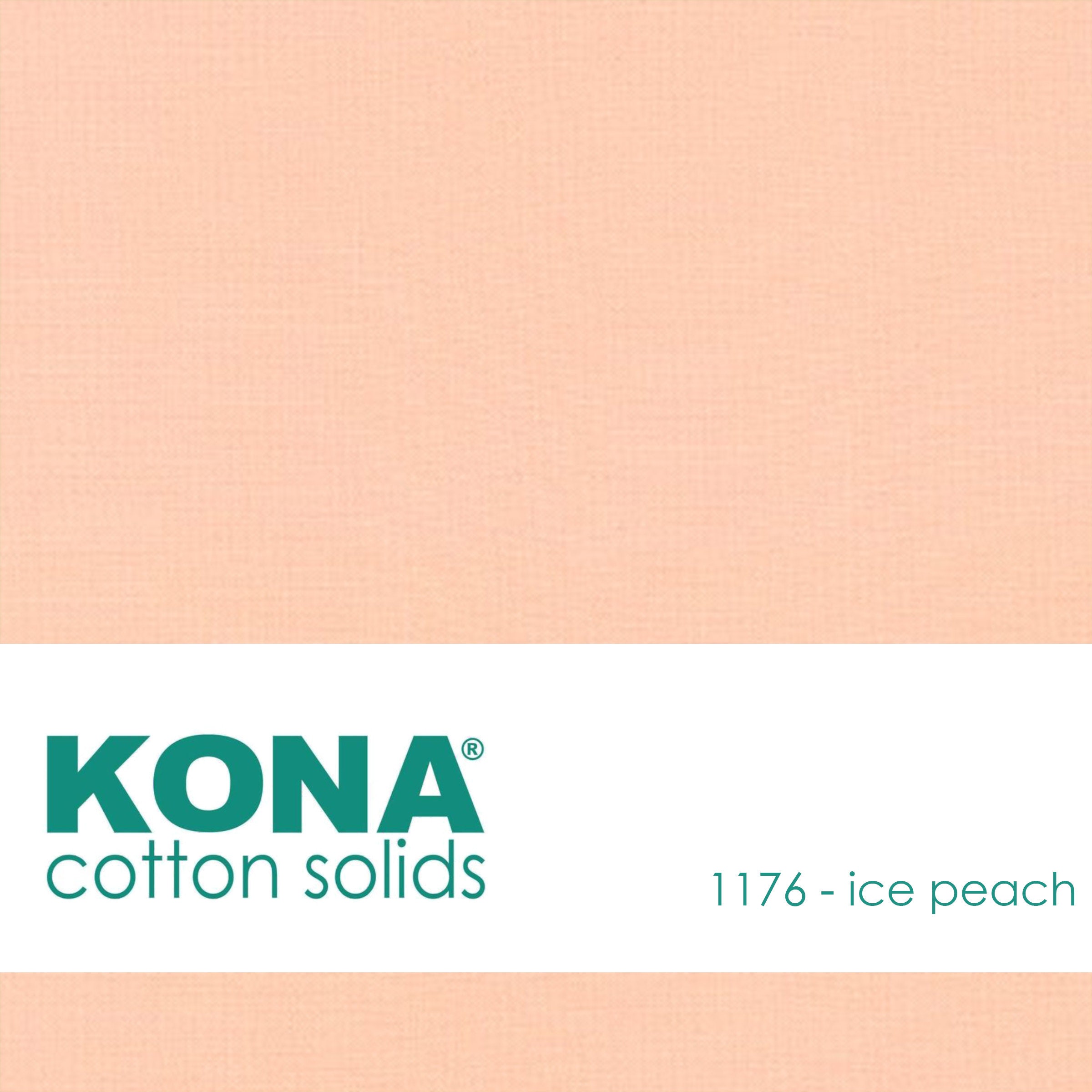 Kona Cotton Fabric by the Yard - 1176 Ice Peach