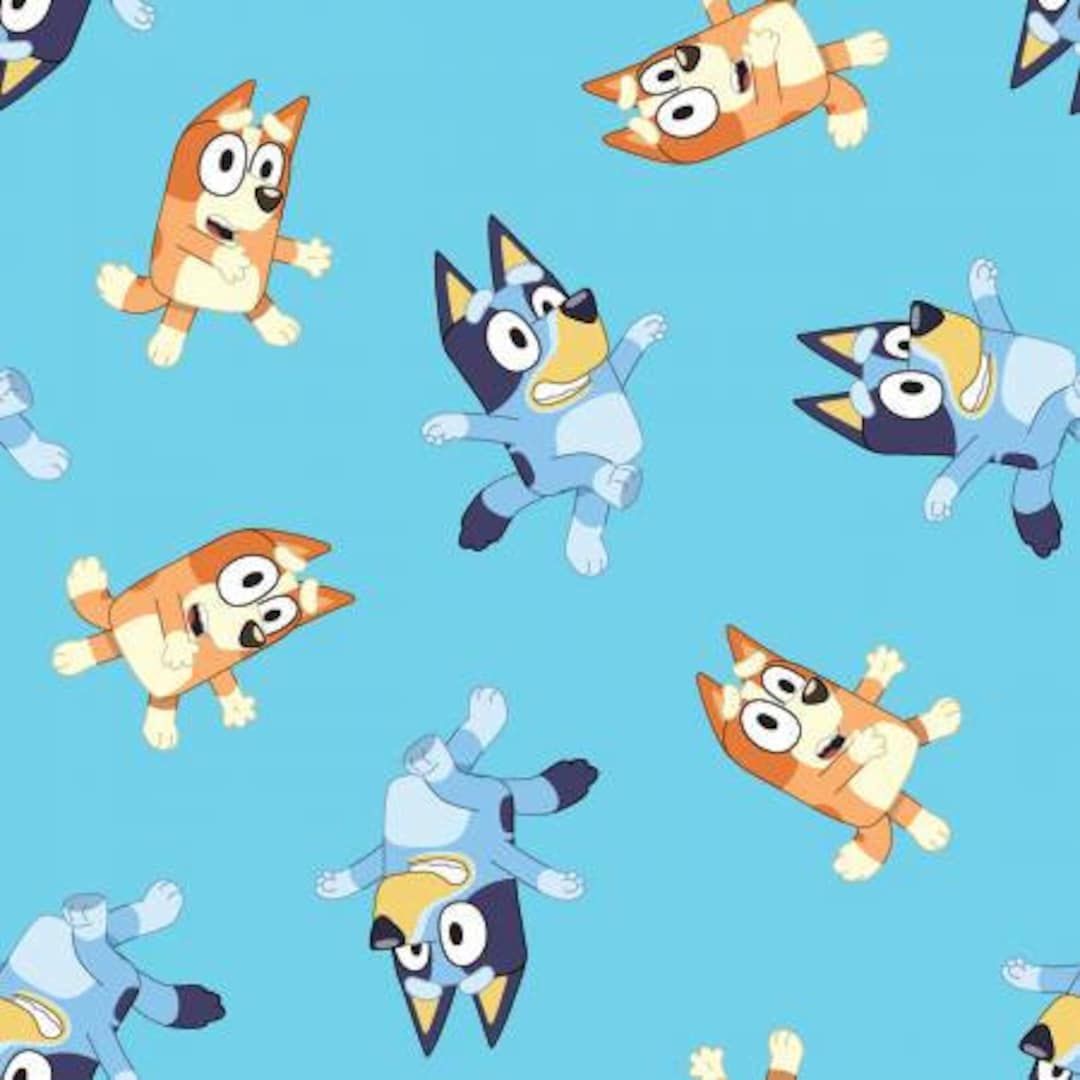 Bluey fabric discount