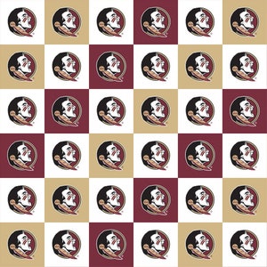 Florida State Fabric by the Yard - Collegiate Check - Sykel #1158