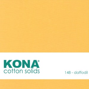 Kona Cotton Fabric by the Yard - 148 Daffodil