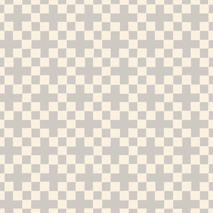 May include: A seamless pattern of alternating light gray and off-white squares.