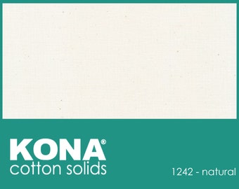 Kona Cotton Fabric by the Yard - 1242 Natural