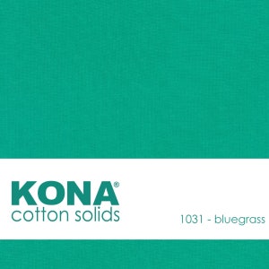 Kona Cotton Fabric by the Yard - 1031 Bluegrass K001-1031