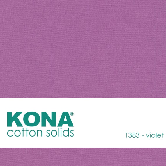 Kona Cotton Solids by Robert Kaufman - 100% Cotton - Purple