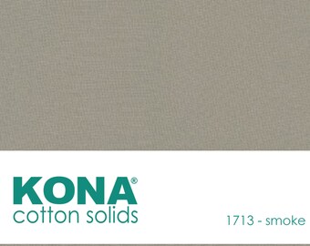 Kona Cotton Fabric by the Yard - 1713 Smoke