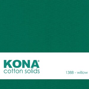 Kona Cotton Fabric by the Yard - 1388 Willow