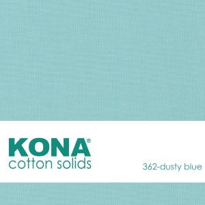 Kona Cotton Fabric by the Yard - 362 Dusty Blue