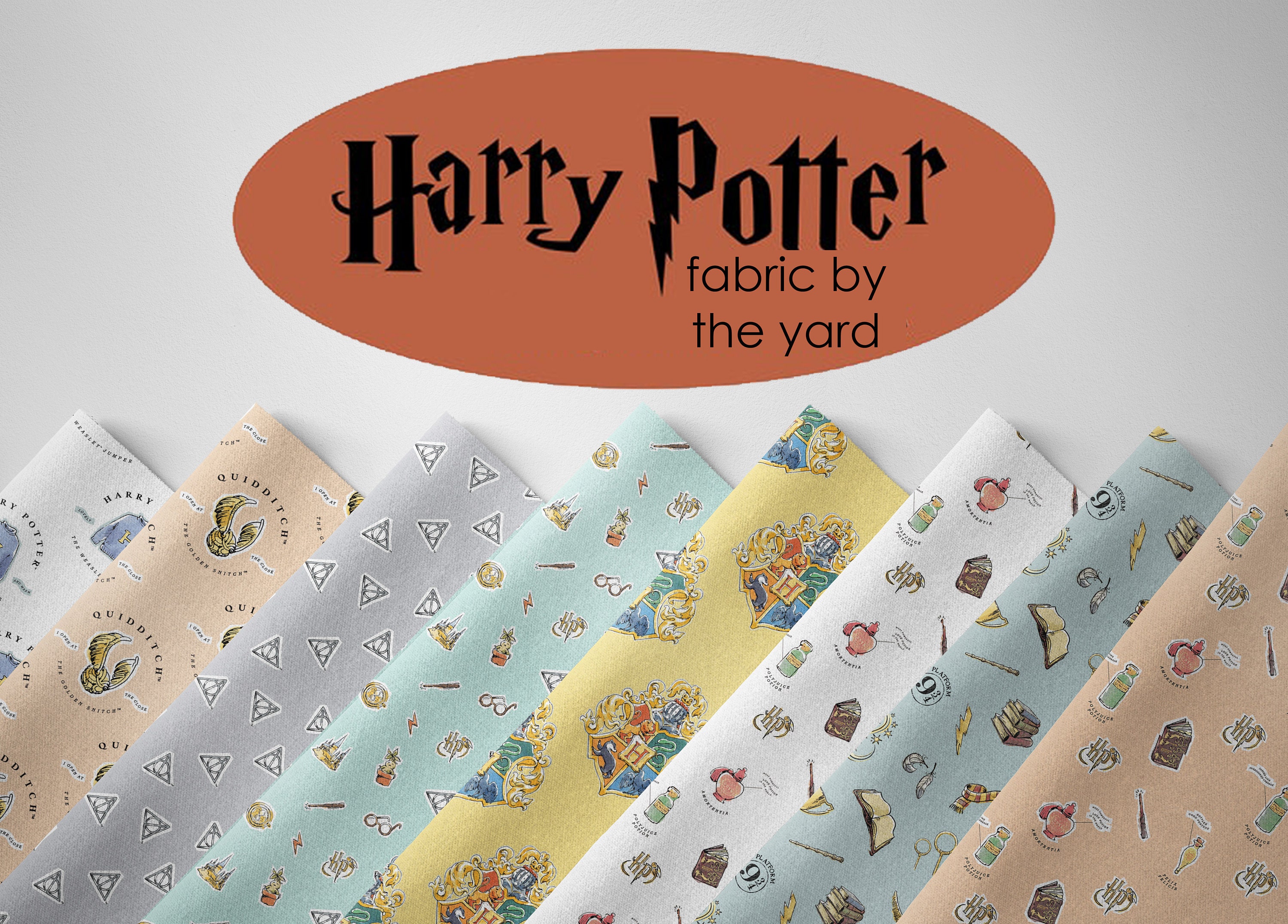 Harry potter fabric deals