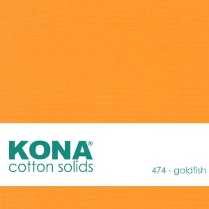 Kona Cotton Fabric by the Yard - 474 Goldfish