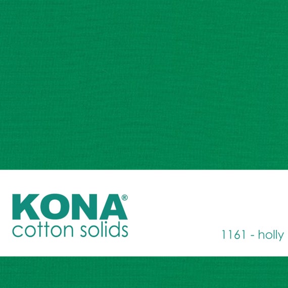Kona Cotton Fabric by the Yard 1161 Holly Etsy