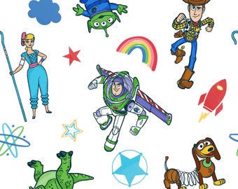 Toy Story Cotton Fabric by the Yard - Toy Story Icon Pals - Springs Creative 75287A620715