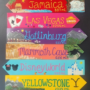 Destination Arrow Signs, Tropical Directional Arrows, Hand Made Wooden Arrows, Beach Signs, Personalized Art, Tropical gifts, Yard Art