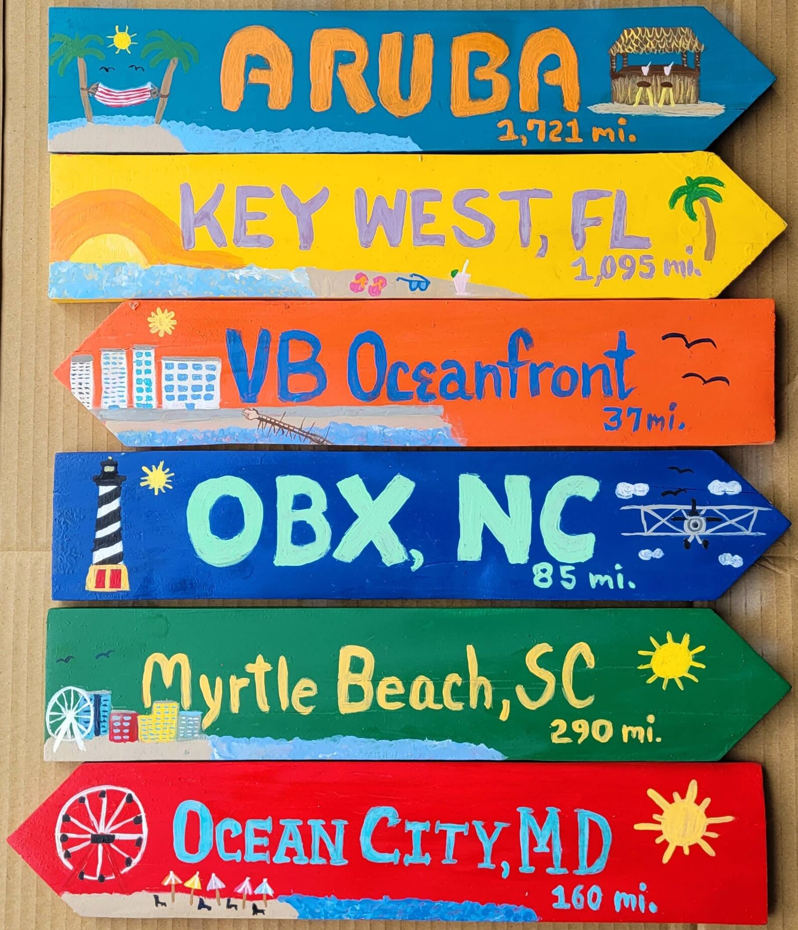 Destination Arrow Signs Sign Post Arrows Tropical Sign Post Etsy