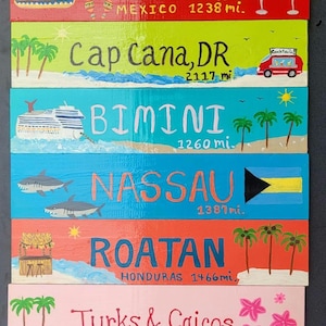 Destination Arrow Signs, Sign Post Arrows, Tropical Sign Post Arrows, Hand-Made Wooden Arrows, Personalized Arrows, Beach Arrows, Gift