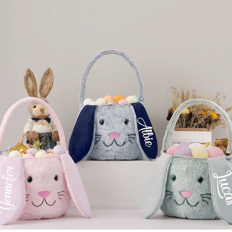 Easter Bunny Basket - Etsy