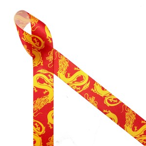 Chinese Dragon Ribbon Lunar New Year for Gift Wrap, Gift Baskets, Table ...