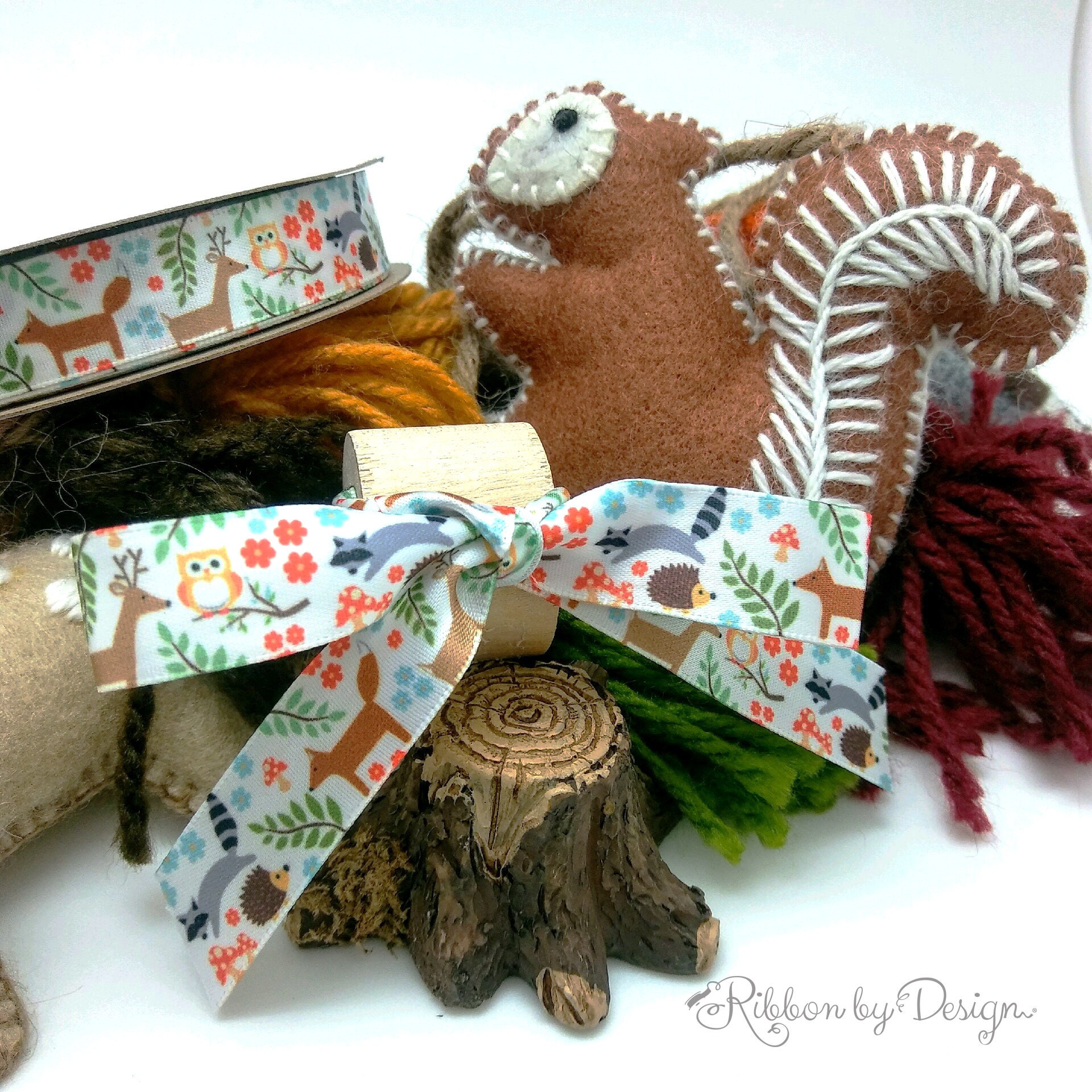 Woodland Animal Ribbon Boho Style for Baby Showers, Nursery Decor ...