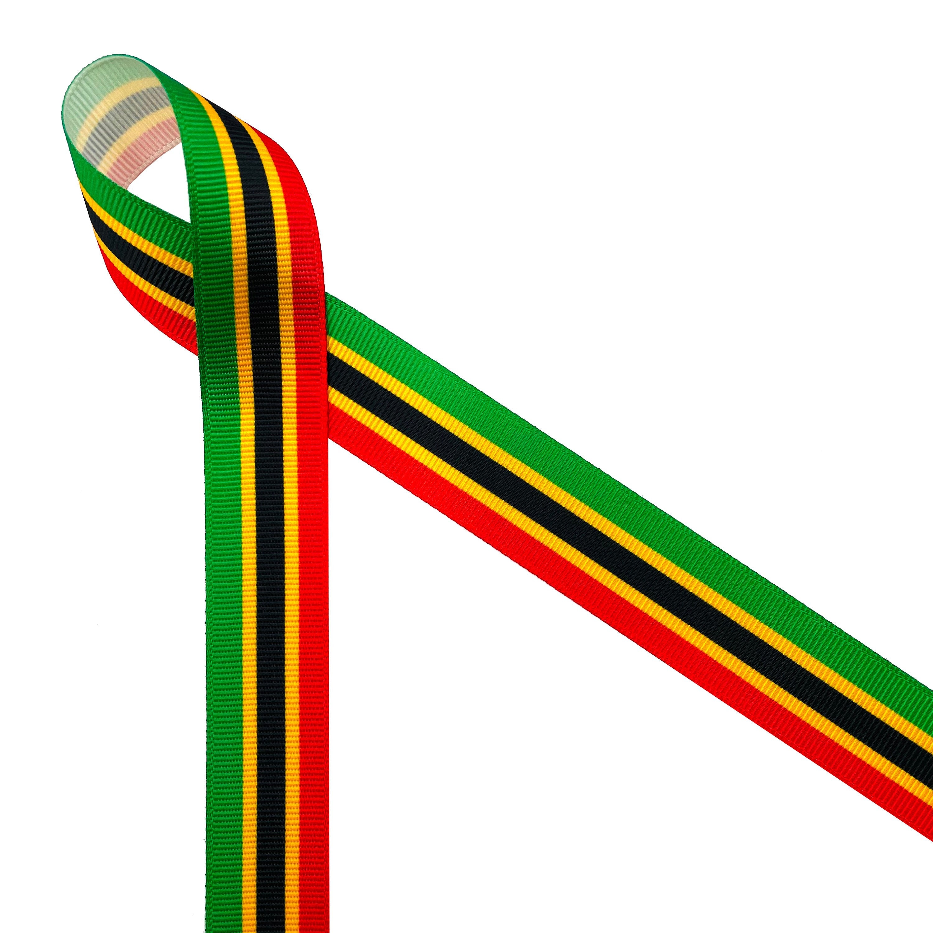 African Kente Stripe Ribbon, Black History, Juneteenth, Gift Wrap ...