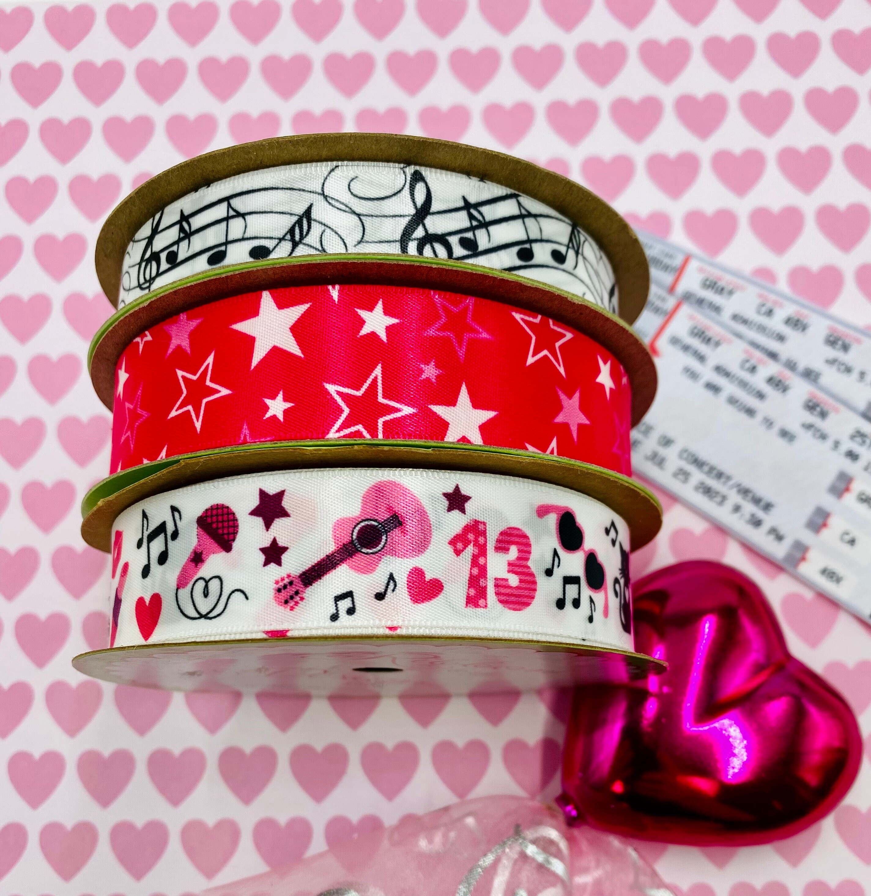 Pop Star Ribbon Tay Tay Ideal for Tween Parties, Gift Wrap, Party Decor ...