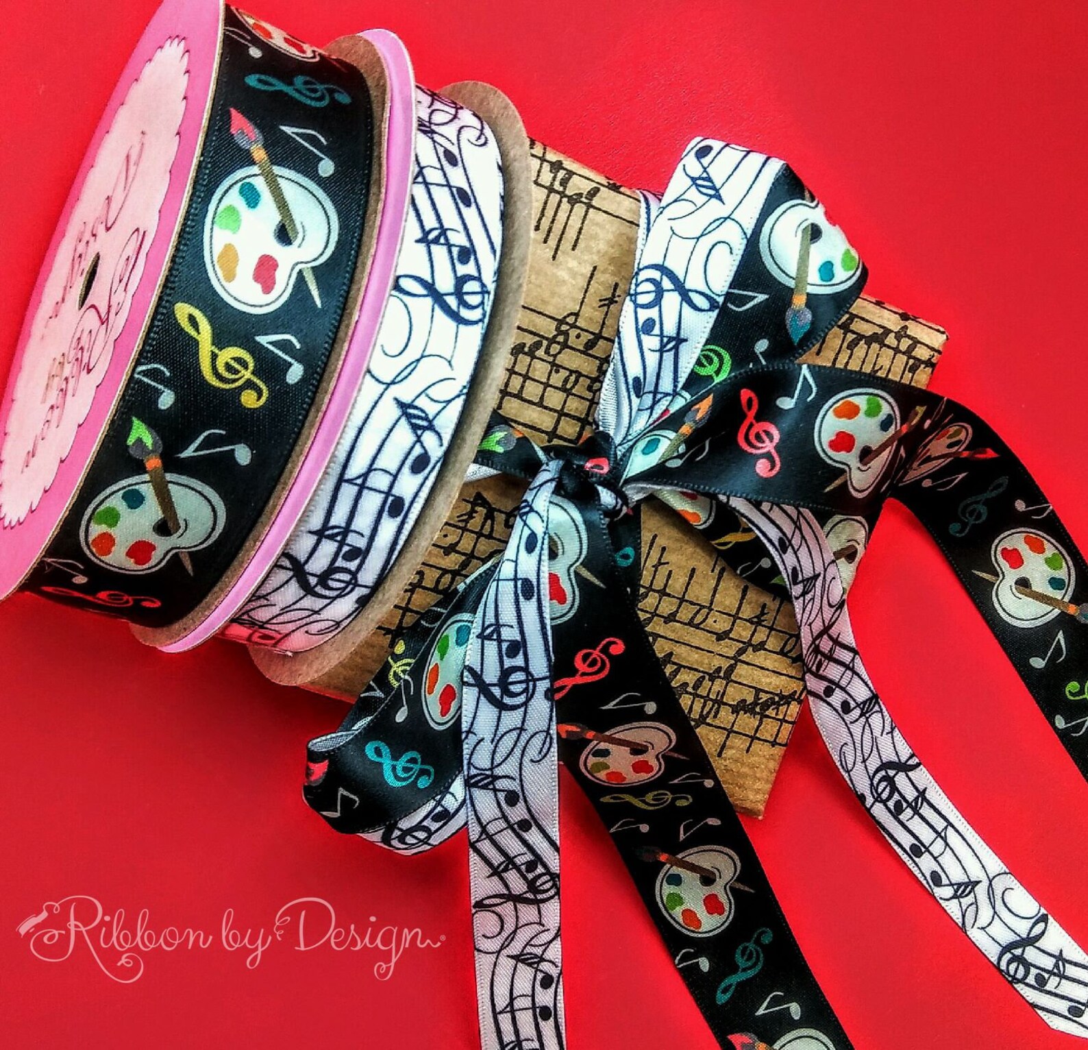 Singing Ribbons Art and Music Ribbon for Artists, Music Teachers, Art Teachers, Gift ...