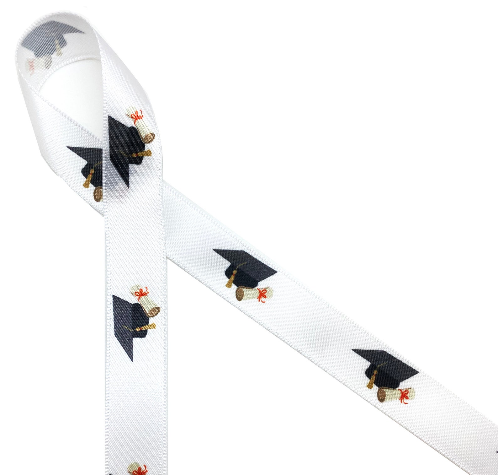 Graduation Ribbon With Caps and Diploma Ideal for Party Etsy