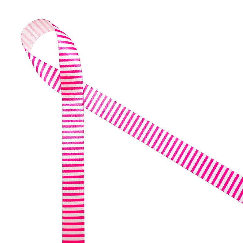 candy shops printed on 58 white satin sweets tables gift wrap Pinstripe ribbon in pink or red for Valentine/'s Day party favors cookies