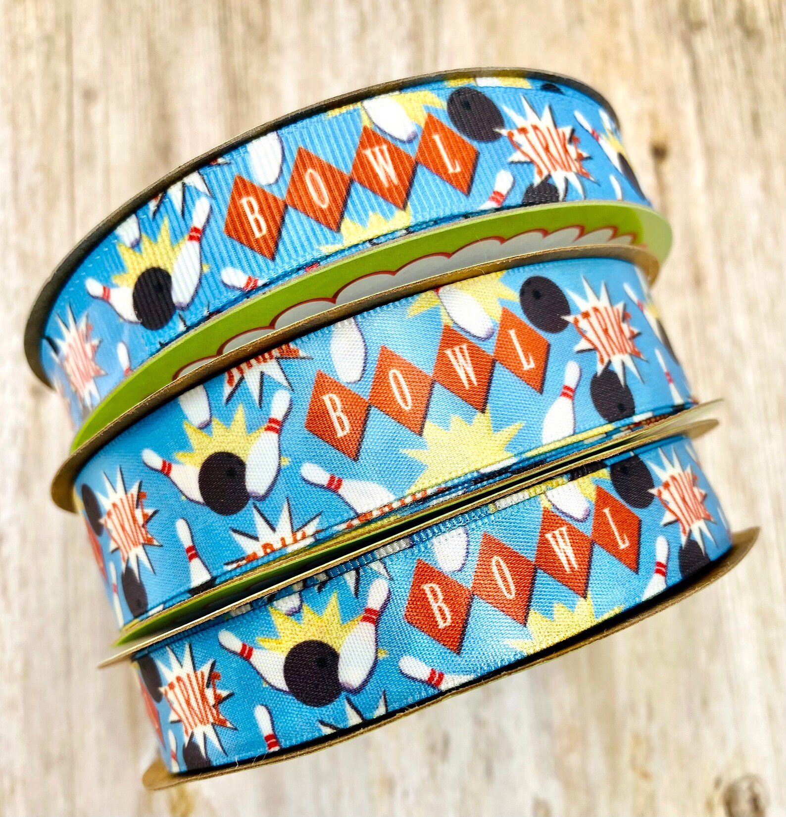 Bowling Ribbon Vintage Style Ideal for Bowling Leagues, Party Favors ...