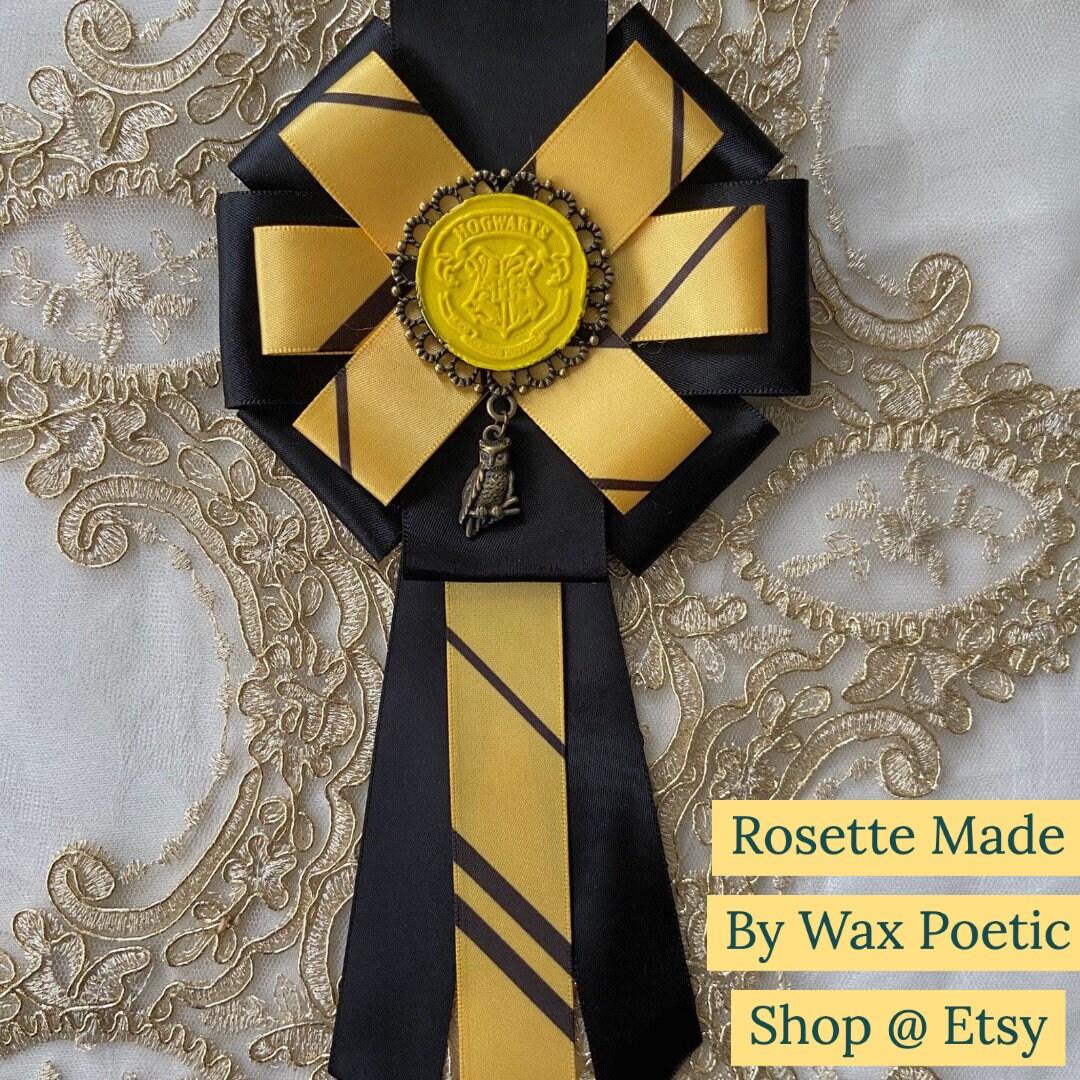 Wizard Ribbon Stripes of Black and Gold for Gift Wrap Party - Etsy