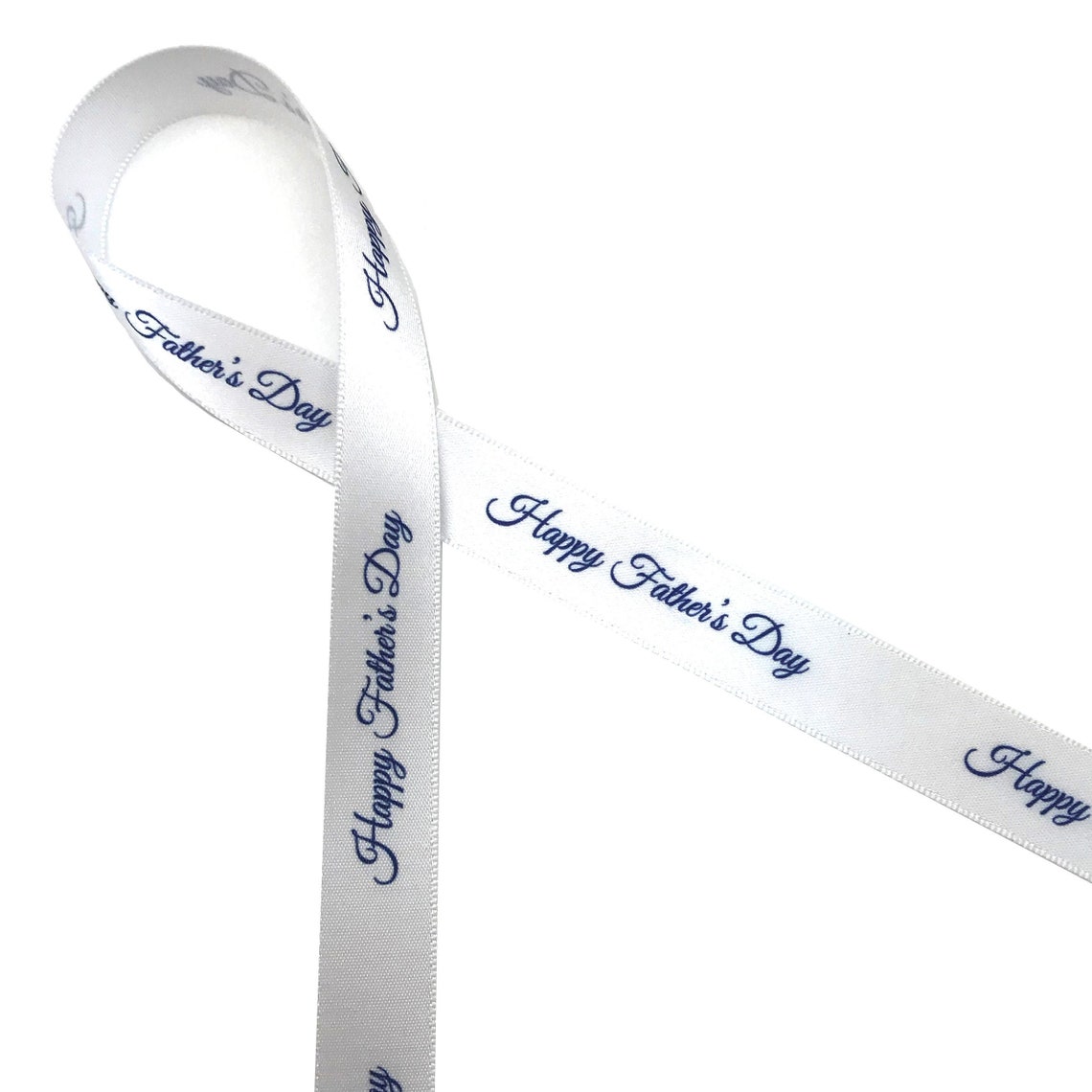 Happy Father's Day Ribbon Dad in Navy Blue Ideal for Gift Wrap, Party ...
