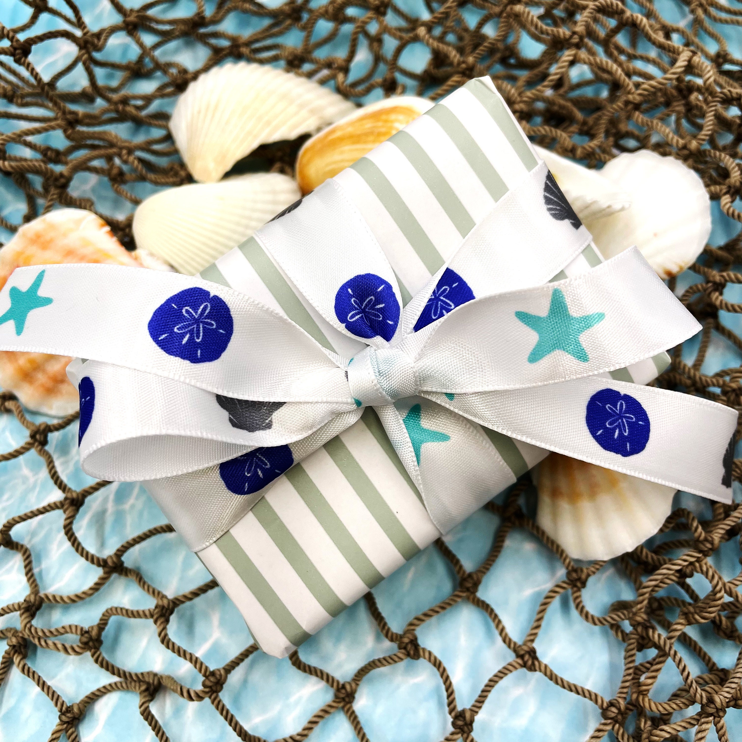 Shell Ribbons Sea Shells Ribbon for Summer Party Decor, Party Favors, Weddings, Gift ...