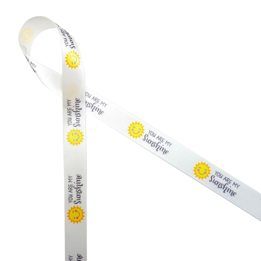 Sunshine Ribbon You Are My Sunshine for Baby Showers, Baby Reveal ...