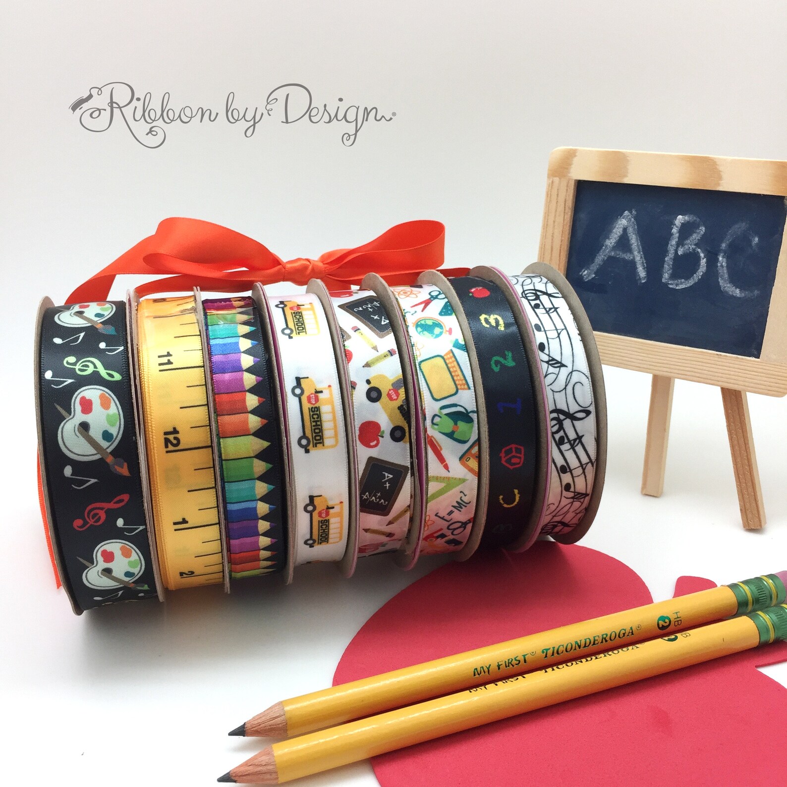 Pencil Ribbon Rainbow Pencil Teacher Ribbon for Back to Etsy