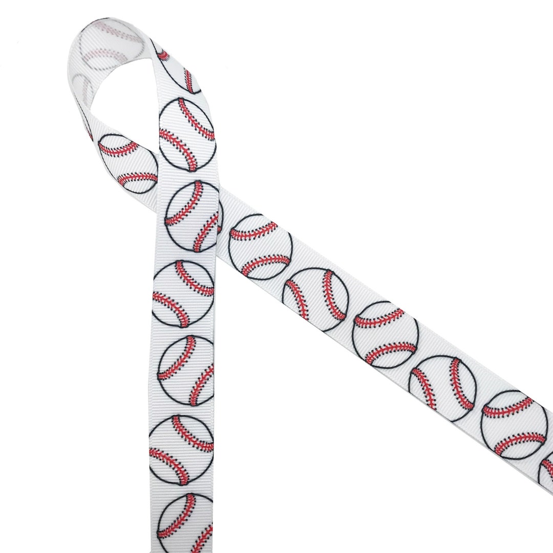 Baseball Ribbon Ideal for Gift Wrap, Gifts, Hair Bows, Awards, Favors ...