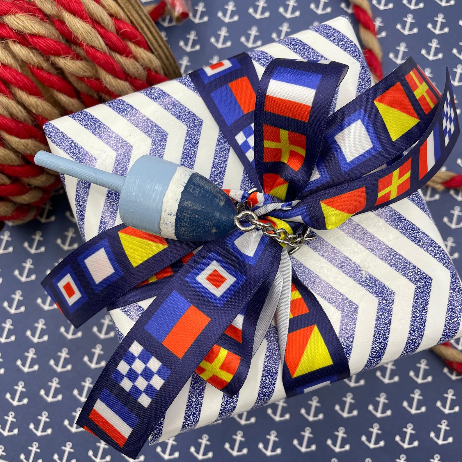 Nautical Flag Ribbon for Nautical Parties, Boating Events, Regattas ...