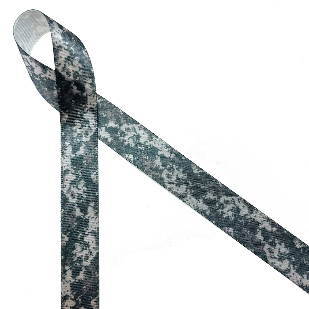 Deplotment Ribbons Digital Camouflage Ribbon in Shades of Green for Military Gifts, Gift ...