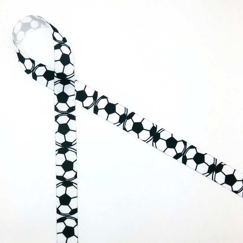 Soccer ribbon soccer balls for gift wrap sports theme party Etsy France