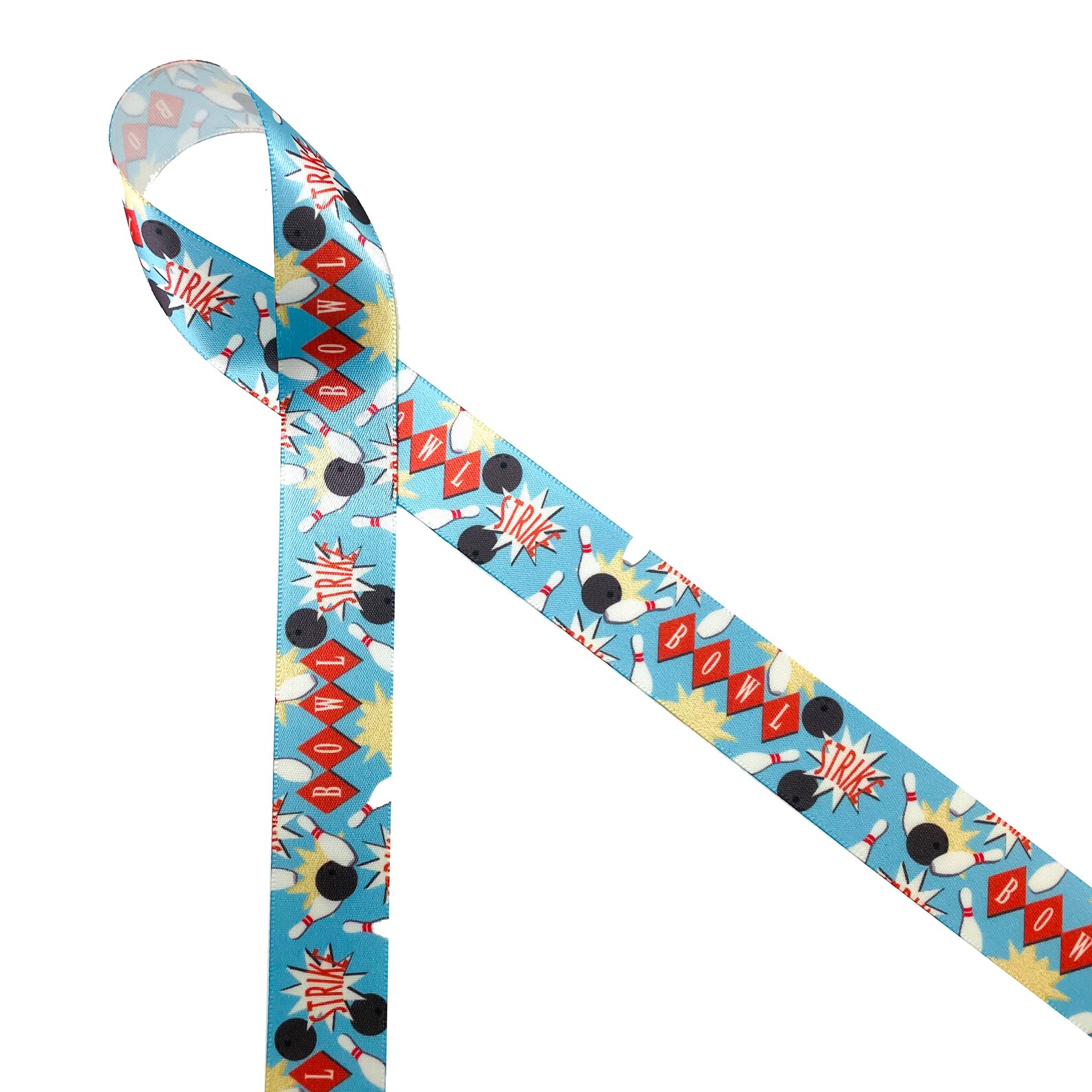 Bowling Ribbon Vintage Style Ideal for Bowling Leagues, Party Favors ...