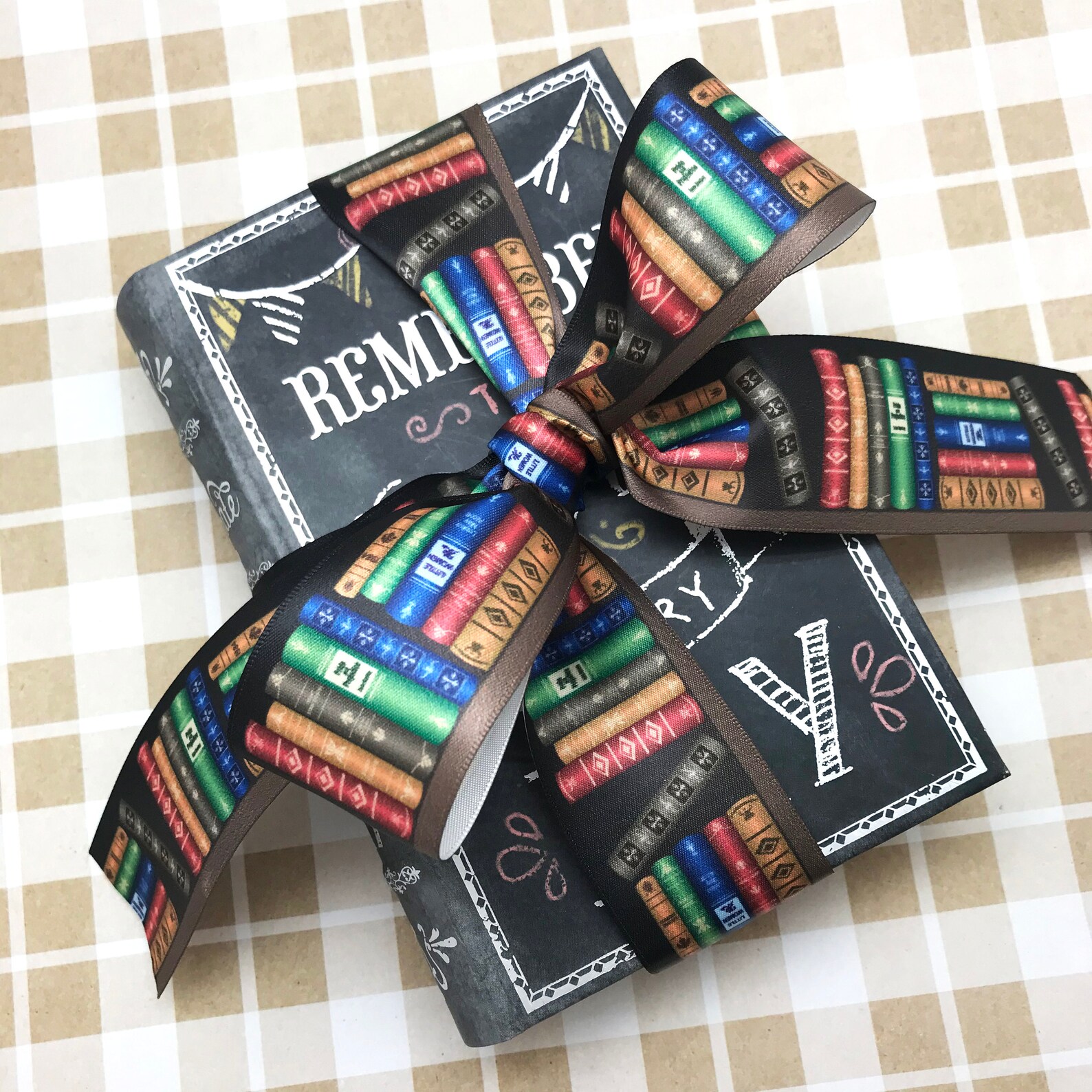 Book Ribbon Perfect for a Librarian Book Lover Book Etsy