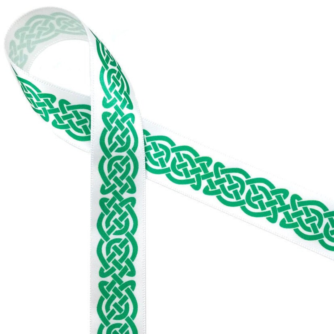 Celtic Knot Ribbon St. Patrick's Day Gift Wrap Party Etsy