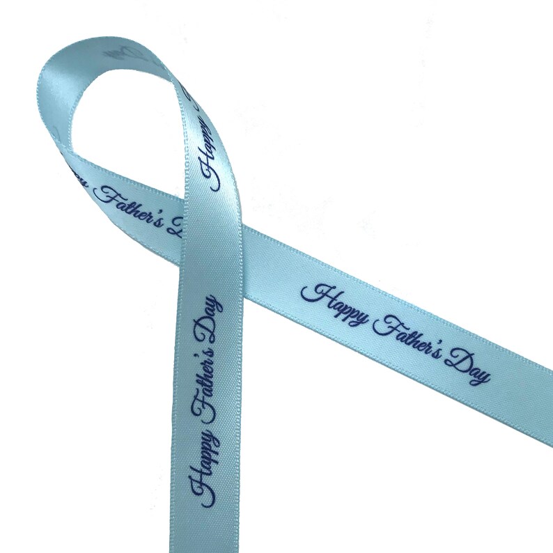 Happy Father's Day Ribbon Dad in Navy Blue Ideal for Gift - Etsy