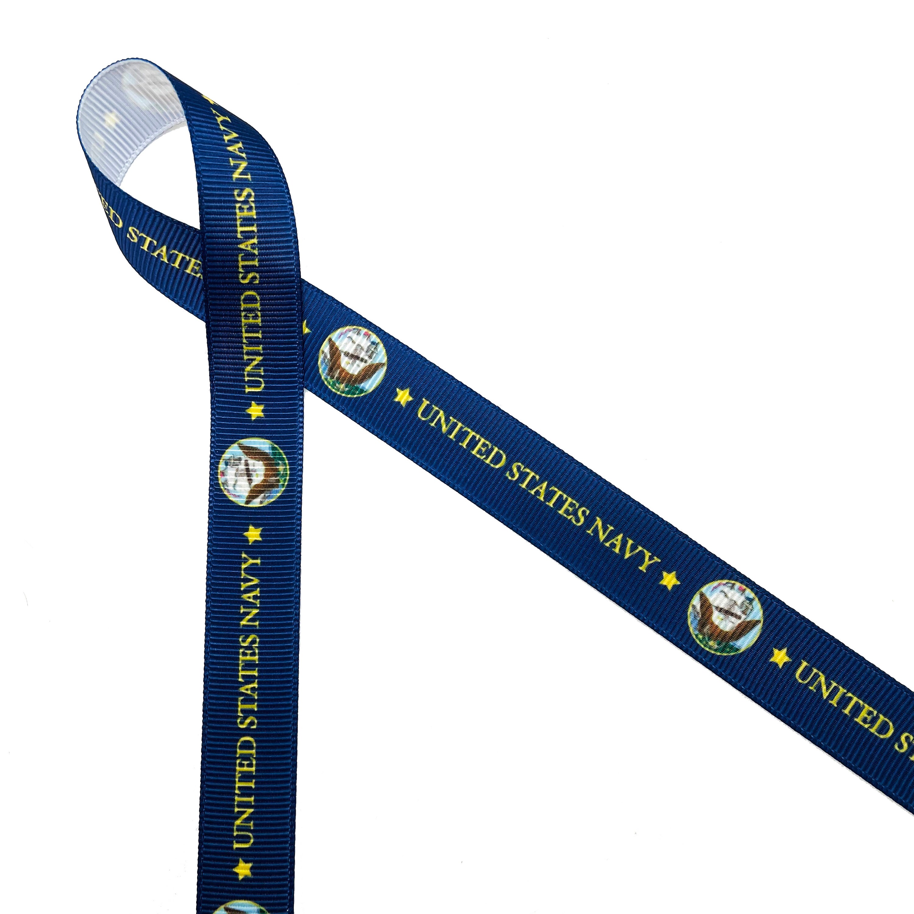 Navy Neck Ribbon United States Navy Ribbon for Party Favors, Deployment Party ...