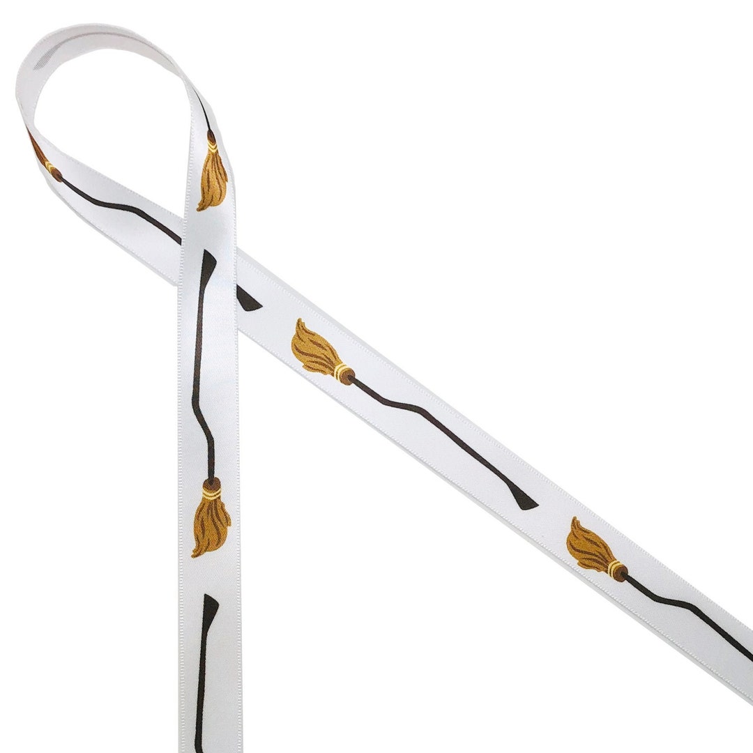 Wizard Ribbon Brooms for Gift Wrap, Party Favors, Party Decor, Tree