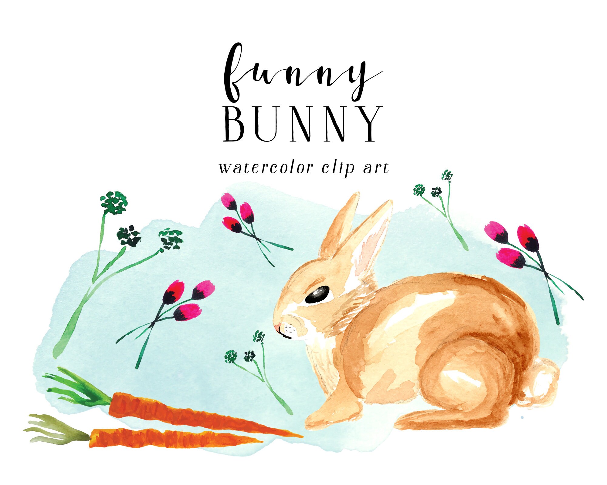 Download Rabbit Watercolor Png And Svg Scrapbooking Clip Art Commercial Use Easter Clipart Digital Download Watercolour Easter Bunny Clip Art Paper Party Kids Craft Supplies Tools Runnindovetackandmore Com