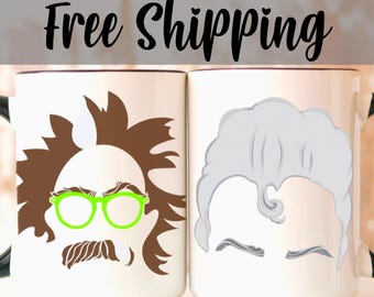 MST3K Mug: The Mads - Dr. Forester & TV's Frank - Sci-Fi Fandom Gift