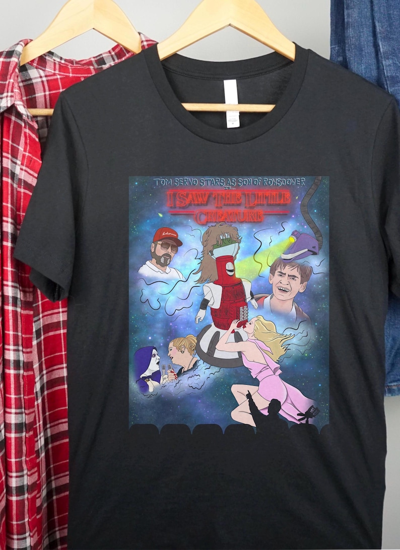 Tom Servo MST3K T-shirt, Rowsdower Parody, Mystery Science Theater - Etsy
