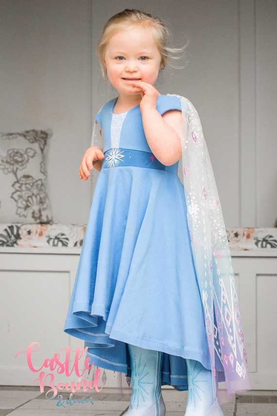blue ice queen dress Blue Striped Button Down Shirt Dress main image 1